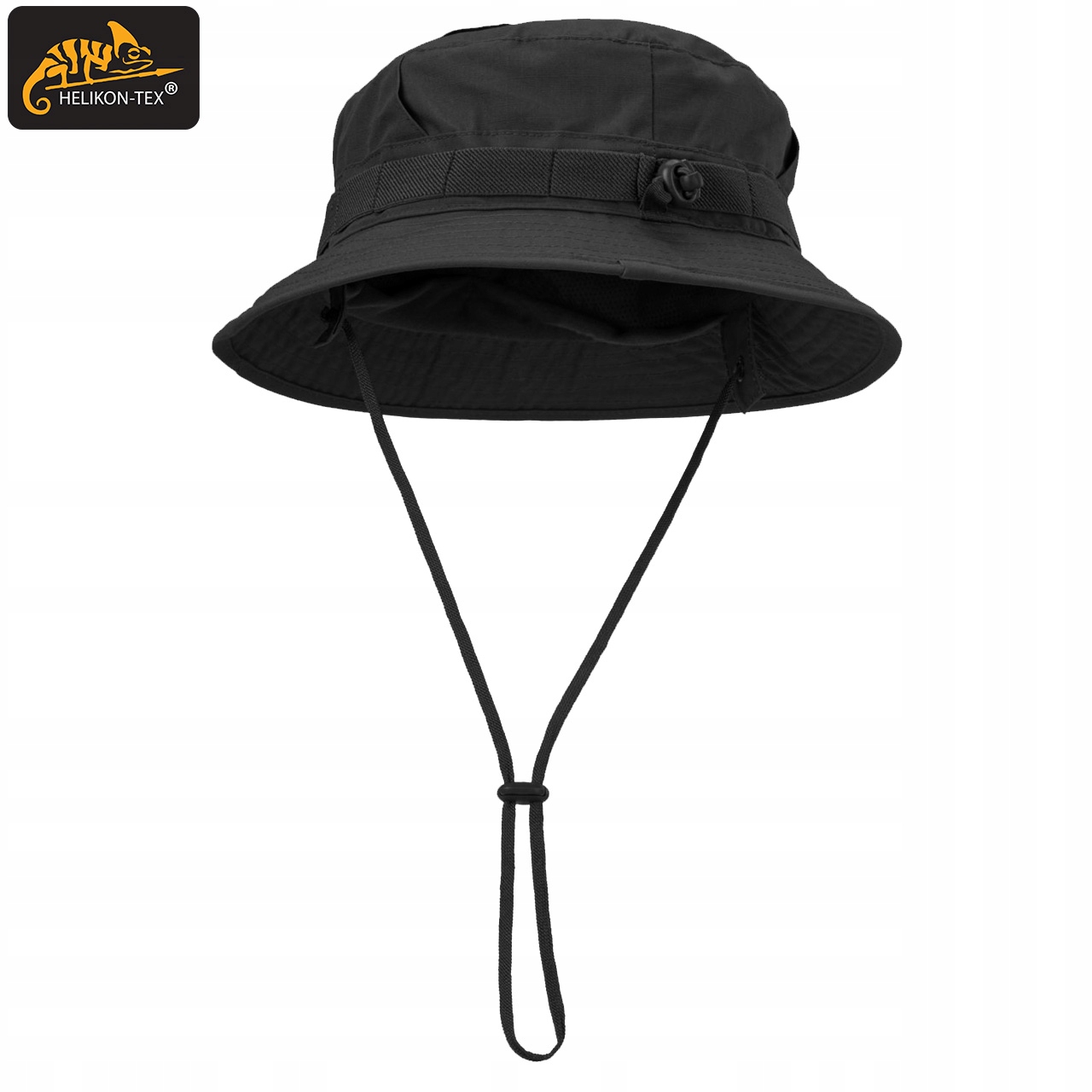 Kapelusz Wojskowy CPU PolyCotton RipStop HELIKON Czarny XL Rozmiar (obwód głowy w cm) 61