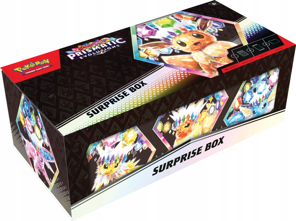 Oryginalne Karty POKEMON TCG S&V PRISMATIC EVOLUTIONS Surprise Box Eevee