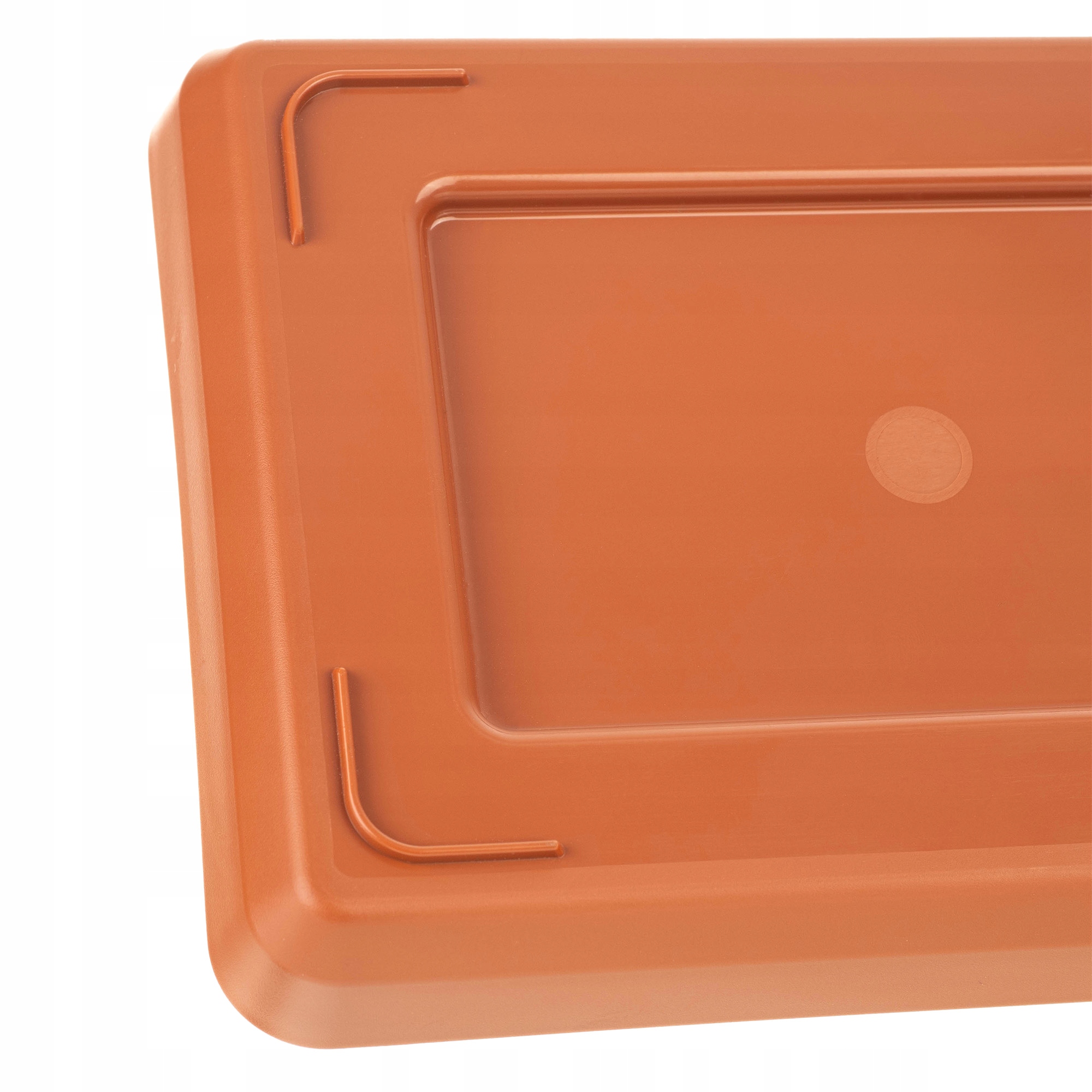 PODSTAWKA POD DONICZKĘ DONICĘ 80cm TACKA PROSTOKĄTNA CEGLASTA PLASTIKOWA Długość 80 cm