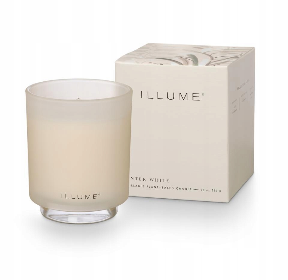 Bloomingville Illume Vonná svíčka ve skle 285 g zimní bílá