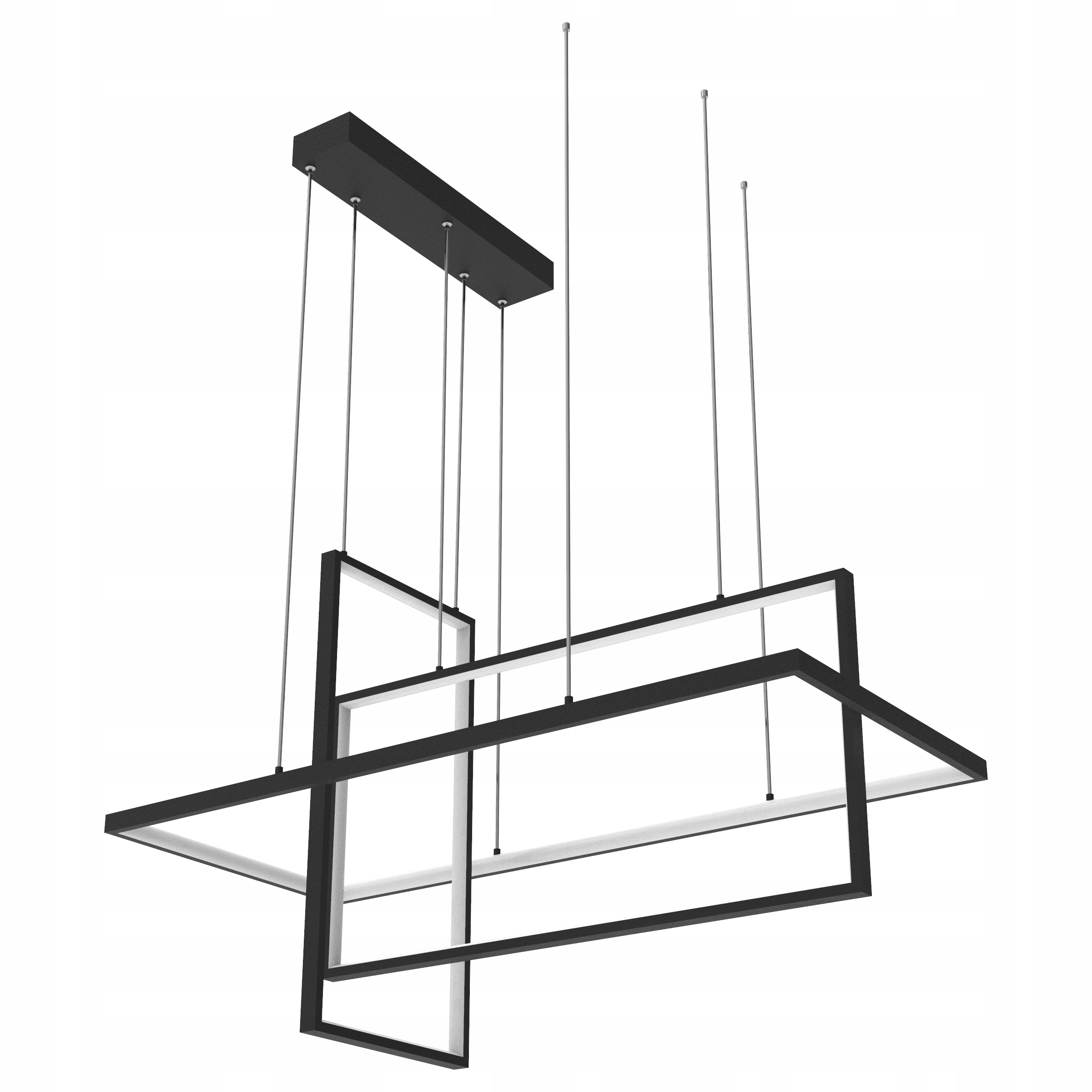 

Lampa sufitowa wisząca Led Quadro żyrandol Modern