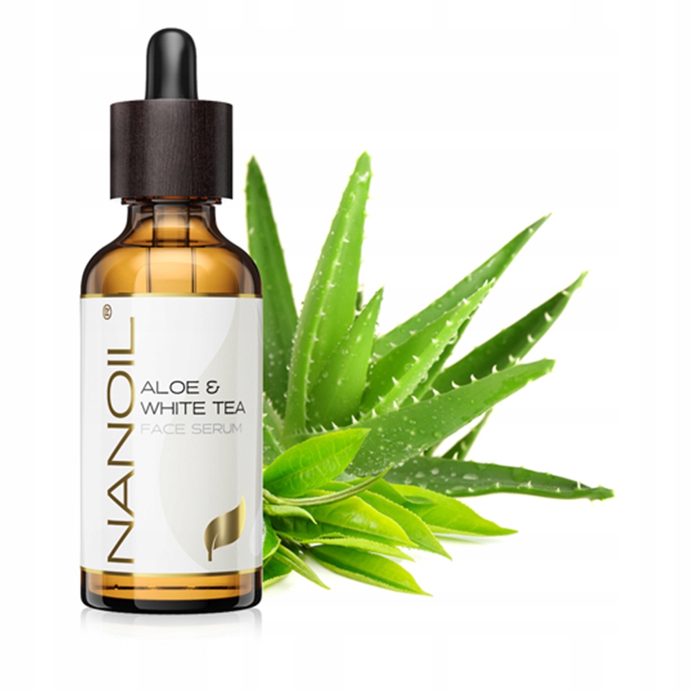 Pleťové sérum s aloe vera a bílým čajem Nanoil 50 ml revitalizační sérum