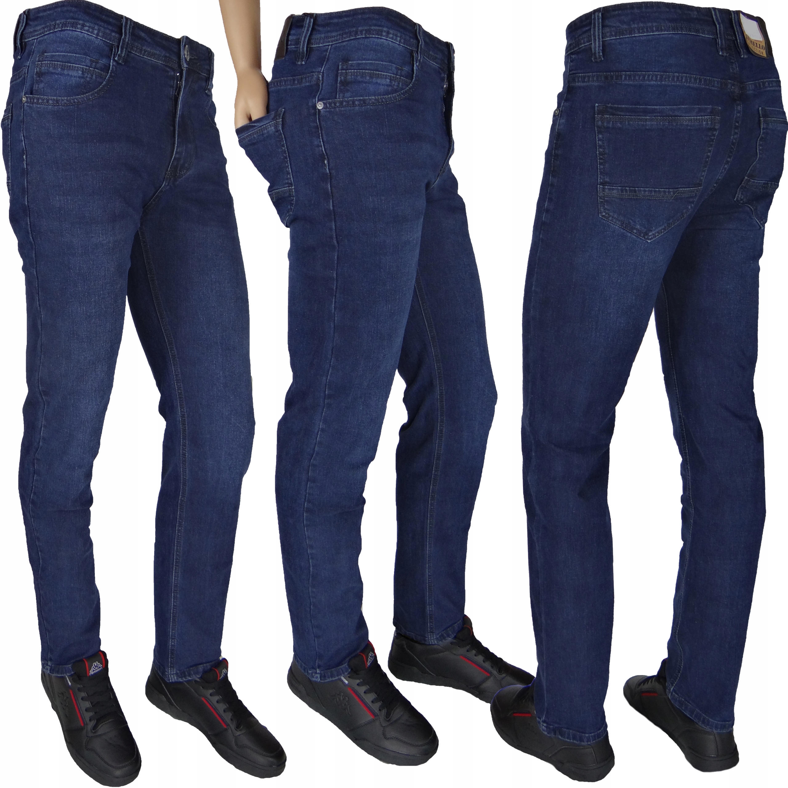 Spodnie Jeans Męskie Rozciągliwe Granat W31L32 GML Są Inne Rozmiary