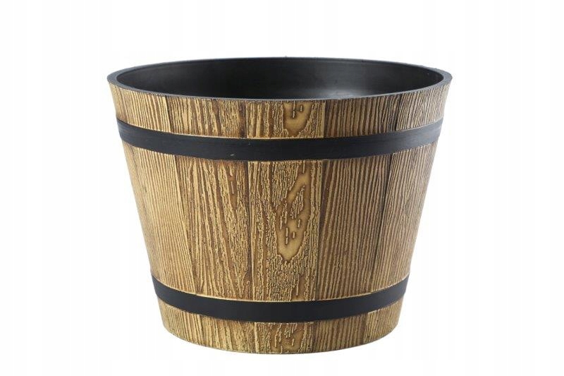 

Donica Doniczka Madera 23 CM Jasny Brąz
