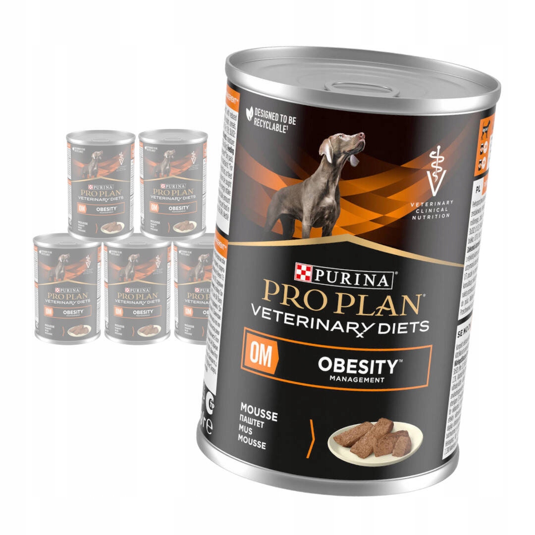 Levně Purina Pro Plan Veterinary Diets Om Obesity Vlhké Krmivo pro psy 6x400g