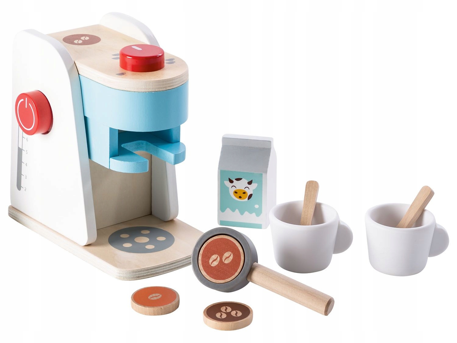 

Drewniany Ekspres do kawy dla dzieci Filiżanki 2+