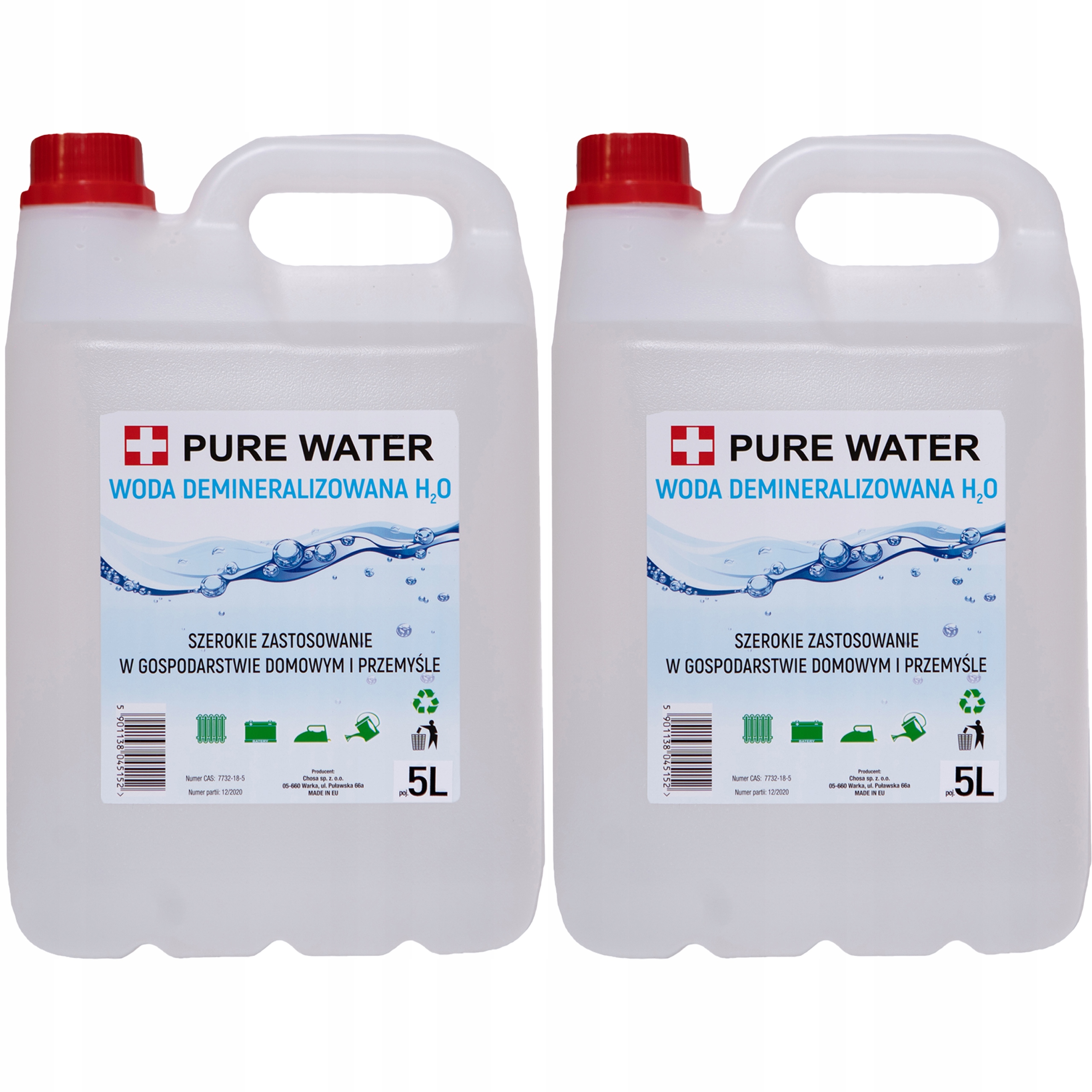 

Woda Destylowana Demineralizowana 10L (2x5L)