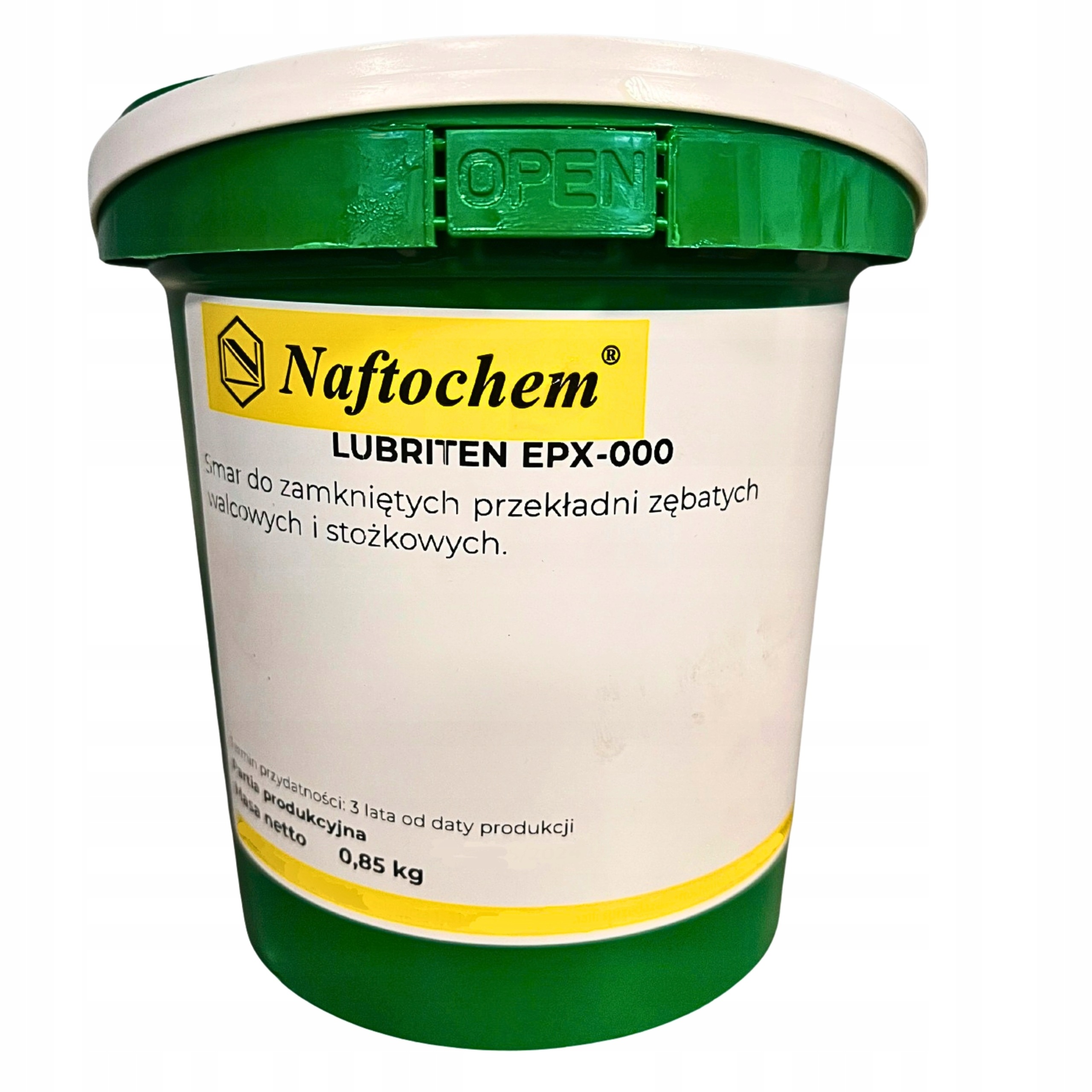 Smar do przekładni zamkniętych półpłynny 0,85kg Lubriten EPX-000 Naftochem