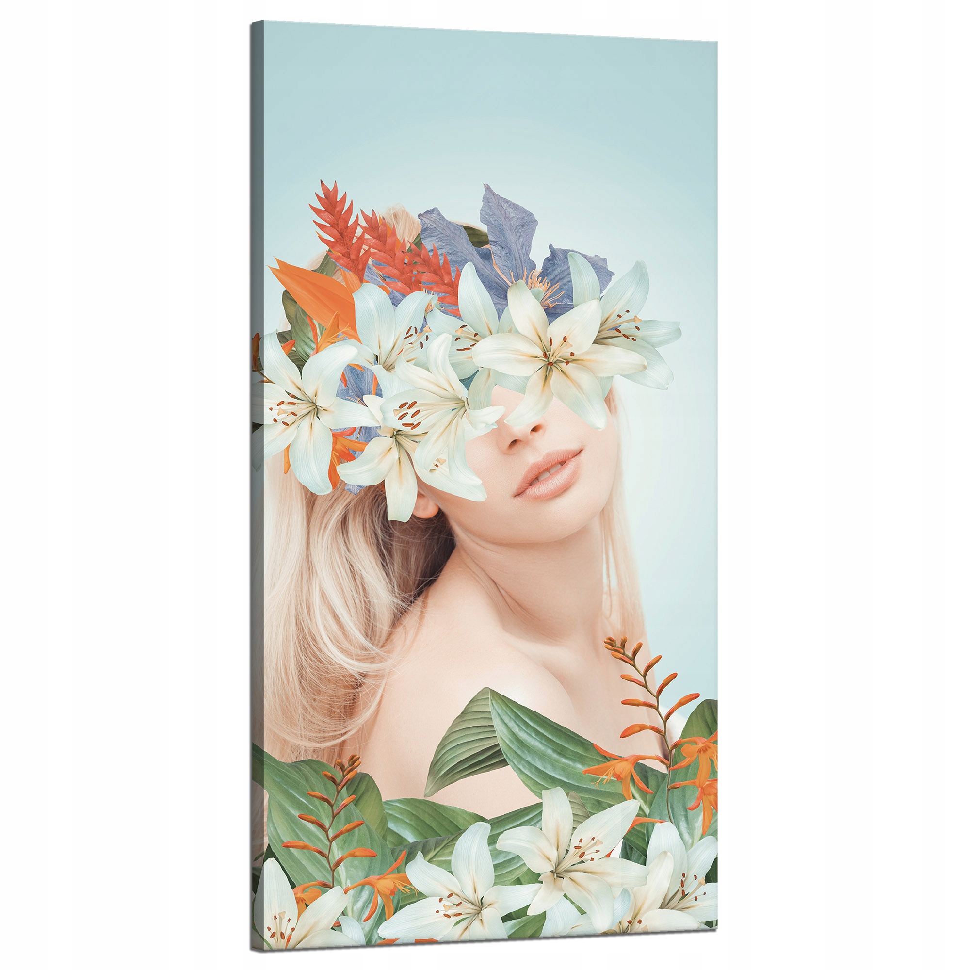 Obraz na plátně Příroda Rostliny Dívka Tělo 60x120 cm