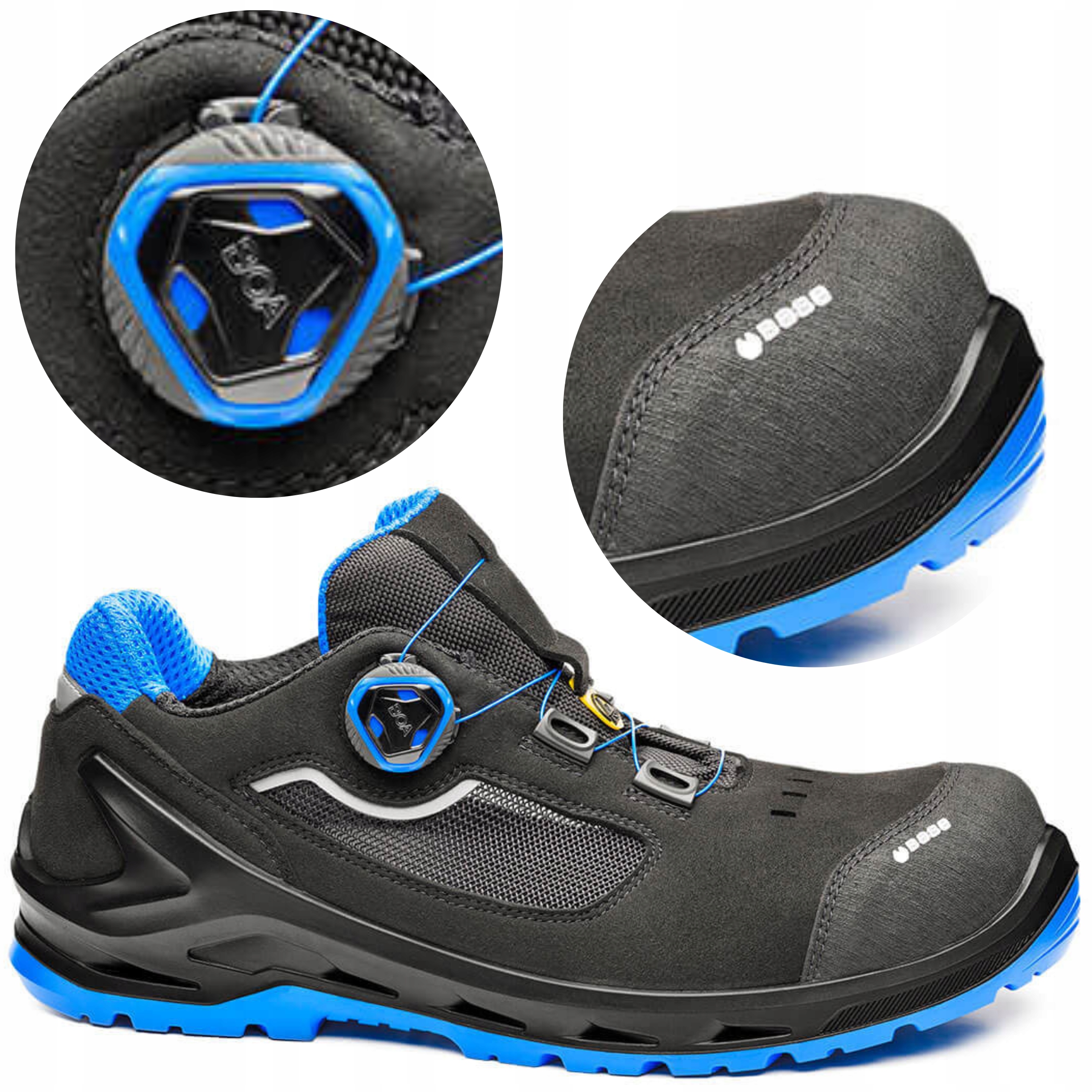 

Buty robocze męskie półbuty Bhp Base I-Code S1P 45