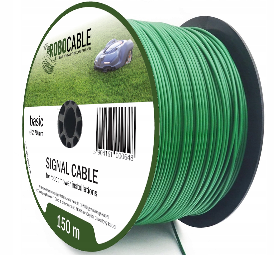 Kabel pro omezování obvodu robotické sekačky 150 m Zesílený 2.7 mm