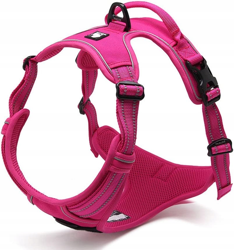 Postroj Pro Psa Truelove Easy Walk Silný Odolný Reflexní Růžový S