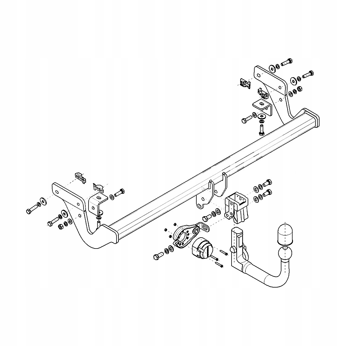 Hak Wypinany do Peugeot 2008 2 U_ II Crossover od 19 MODUŁ WIĄZKA 13 PIN Producent Steinhof
