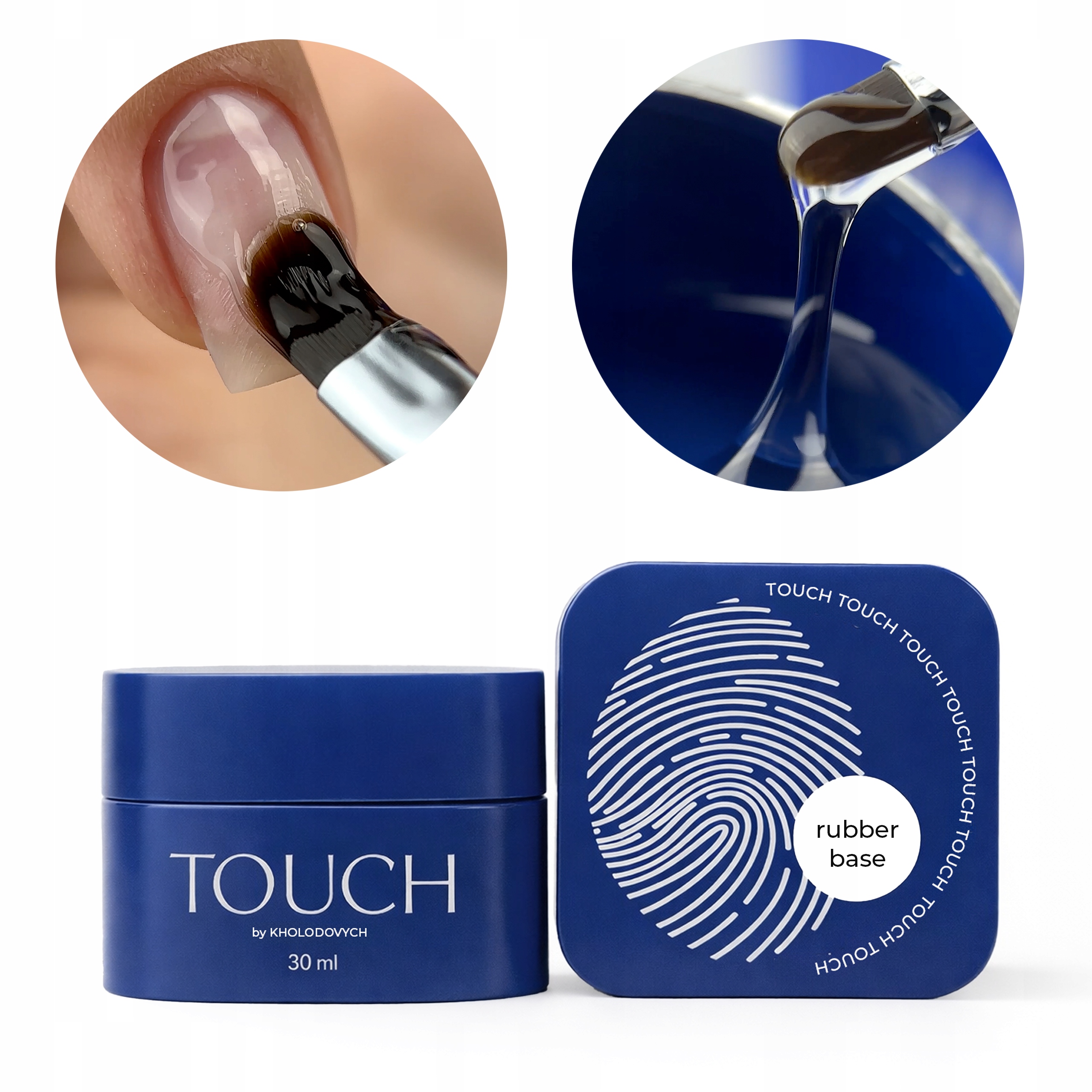 Touch Hybridní Pružná Průhledná Báze Rubber Base 30 ML