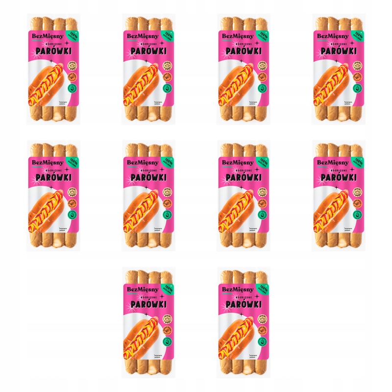 Bezmasé párky 180 g Bezmięsny X10