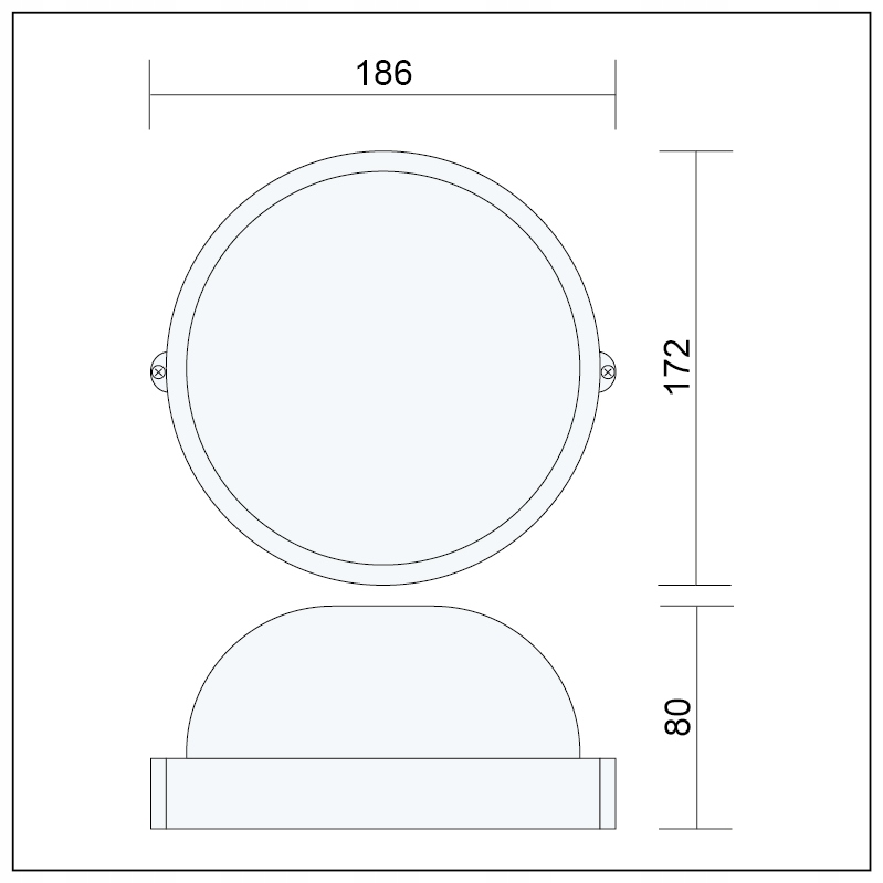 PLAFON DO LED E27 LAMPA OGRODOWA SUFITOWA ZEWNĘTRZNA Rodzaj plafon