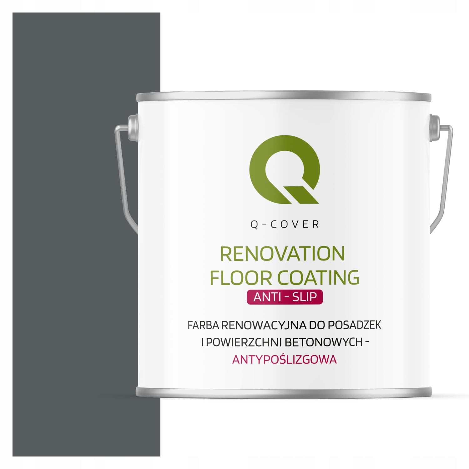 Renovačná Farba Na Podlahy Protišmyková Uv Šedá Bazaltová RAL7012 5 L