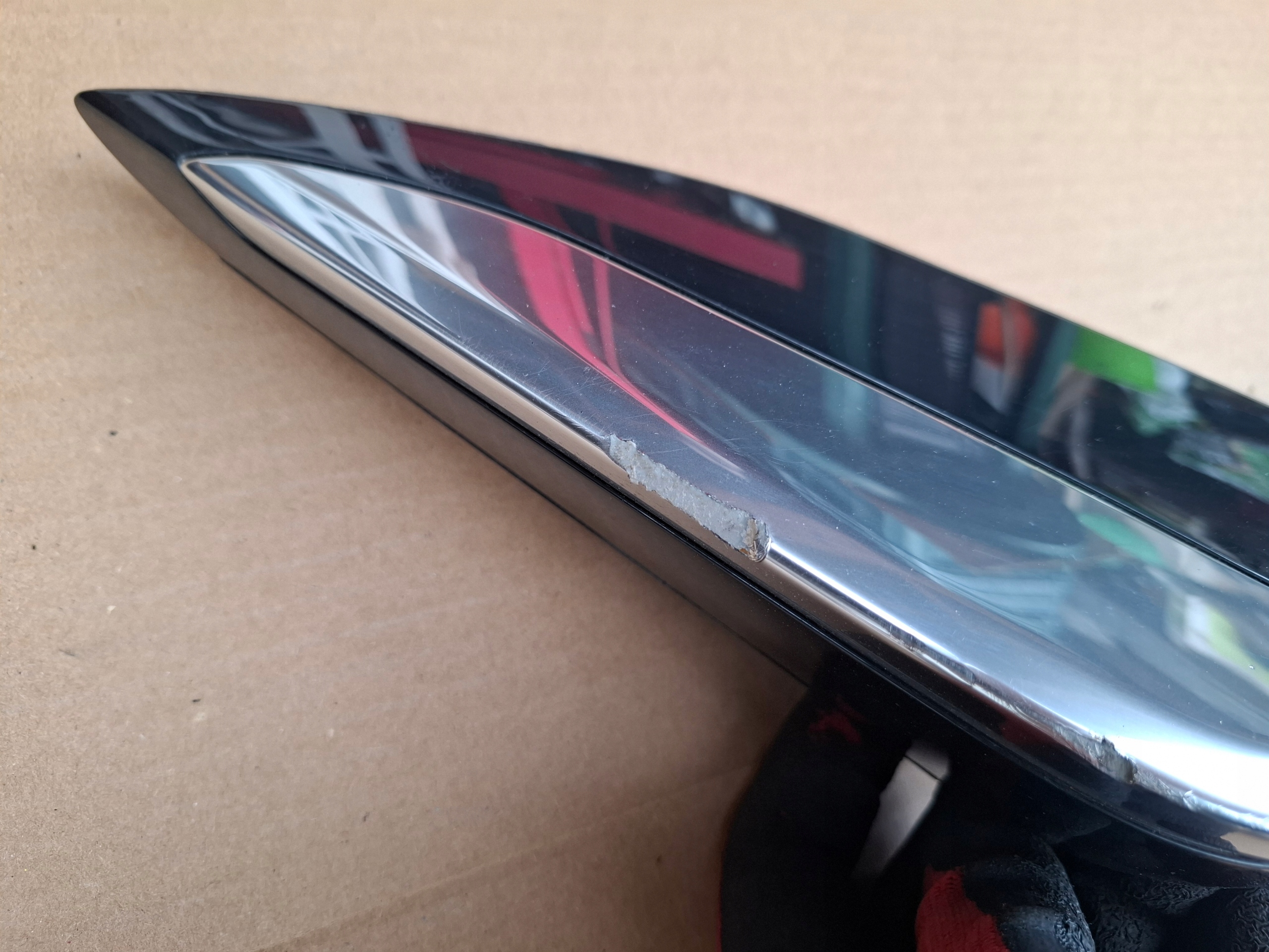 moulding front of a bumper frame grid left FORD KUGA III LIFT 24- original
