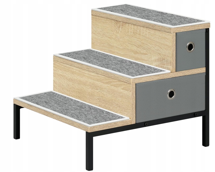 Levně Schůdky Pro Malé Psy Pro Kočky Zvíře 30 CM Úložné Krabičky