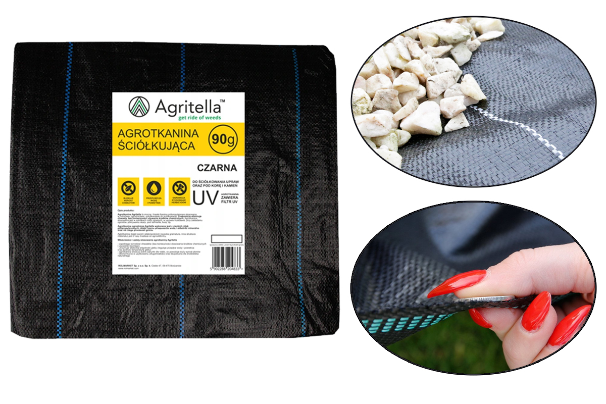 

Mata Szkółkarska agrotkanina Czarna 1,6x25m 90g