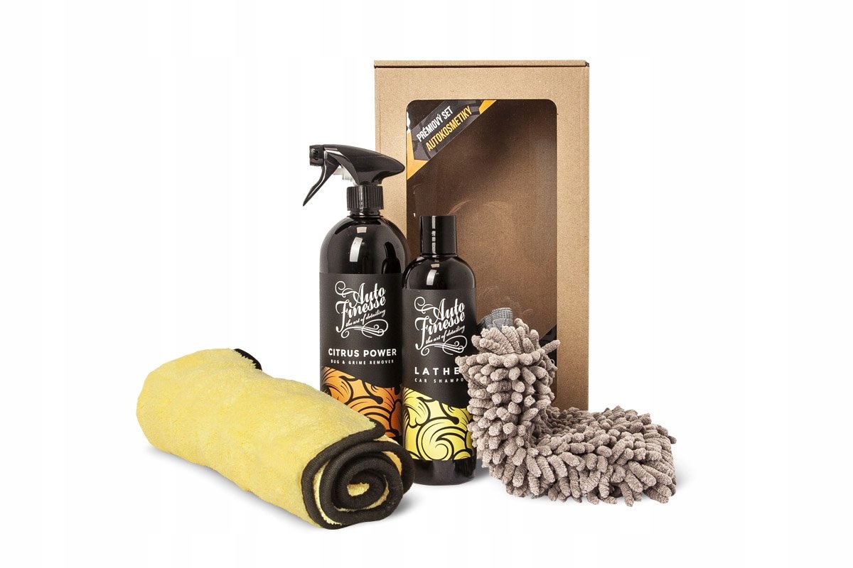 Sada autokosmetiky pro mytí a lesk, Auto Finesse
