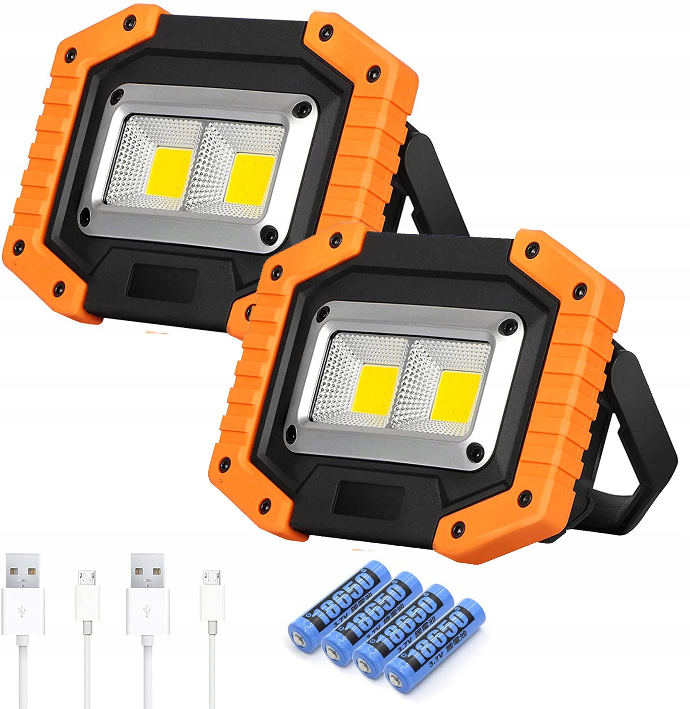 СВІТЛОДІОДНИЙ ПРОЖЕКТОР З ЗАРЯДКОЮ ВІД USB 30 ВТ