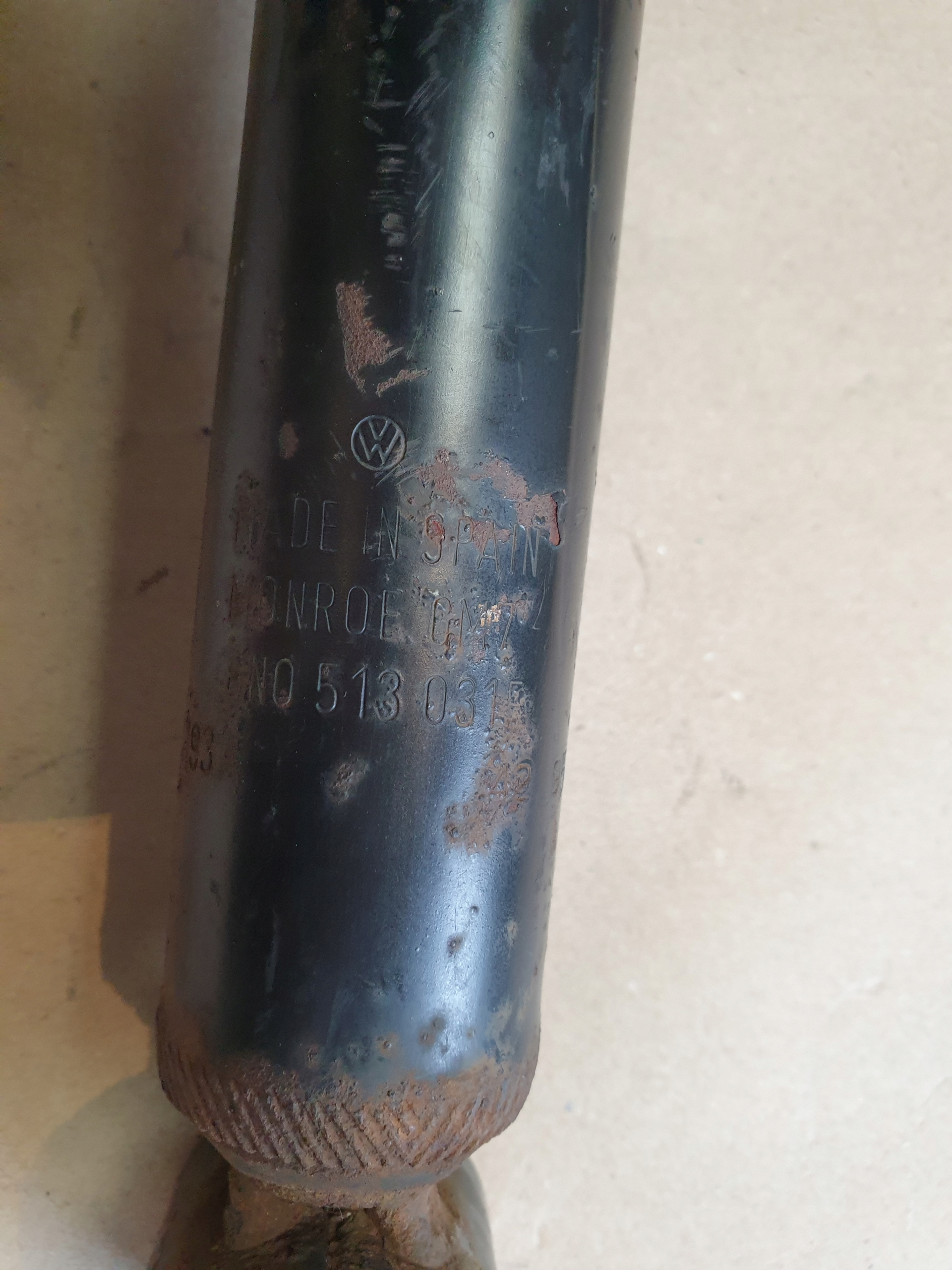 shock absorber rear right left VW POLO III 6N 6N0513031F original