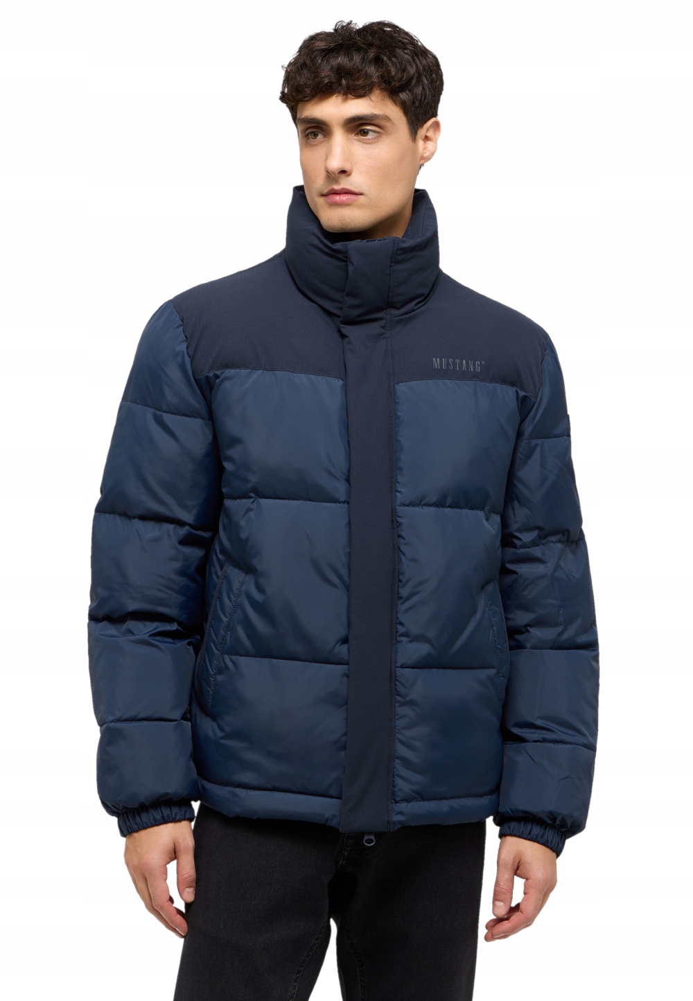 Prošívaná Pánská Zimní Zateplená Péřová Bunda Mustang