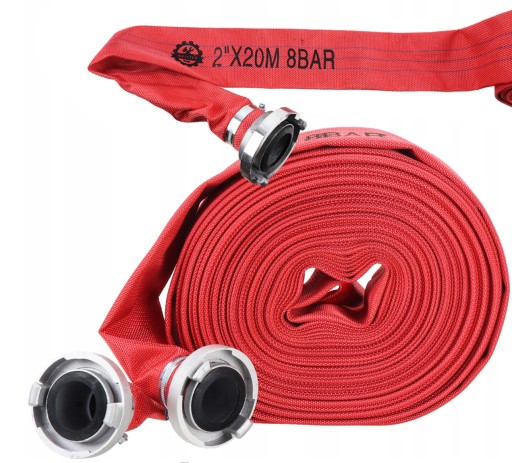 Wąż Strażacki parciany do wody 2 cale 30m Złącz