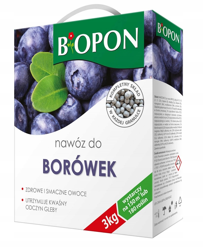 

Nawóz do Borówek 3kg Biopon
