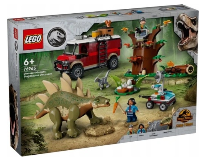 LEGO 76965 JURASSIC WORLD DINOMISJE ODKRYCIE STEGOZAURA
