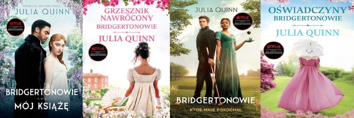 Bridgertonowie Julia Quinn pakiet 4 książki-Zdjęcie-0