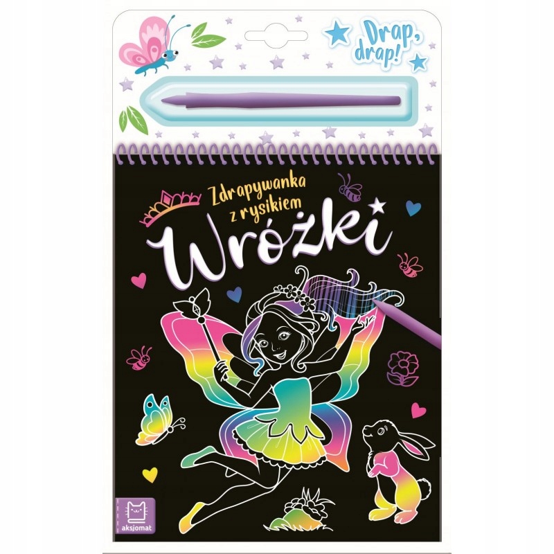 

Wróżki książeczka Zdrapywanka Z Rysikiem