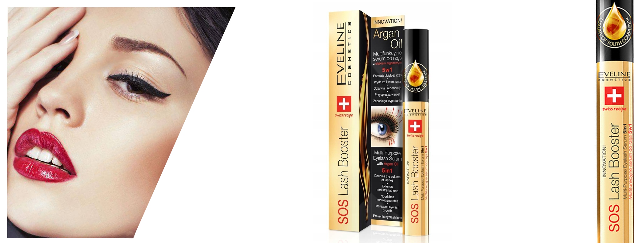 EVELINE SERUM DO RZĘS Z OLEJKIEM ARGANOWYM 5W1 Pojemność 10 ml