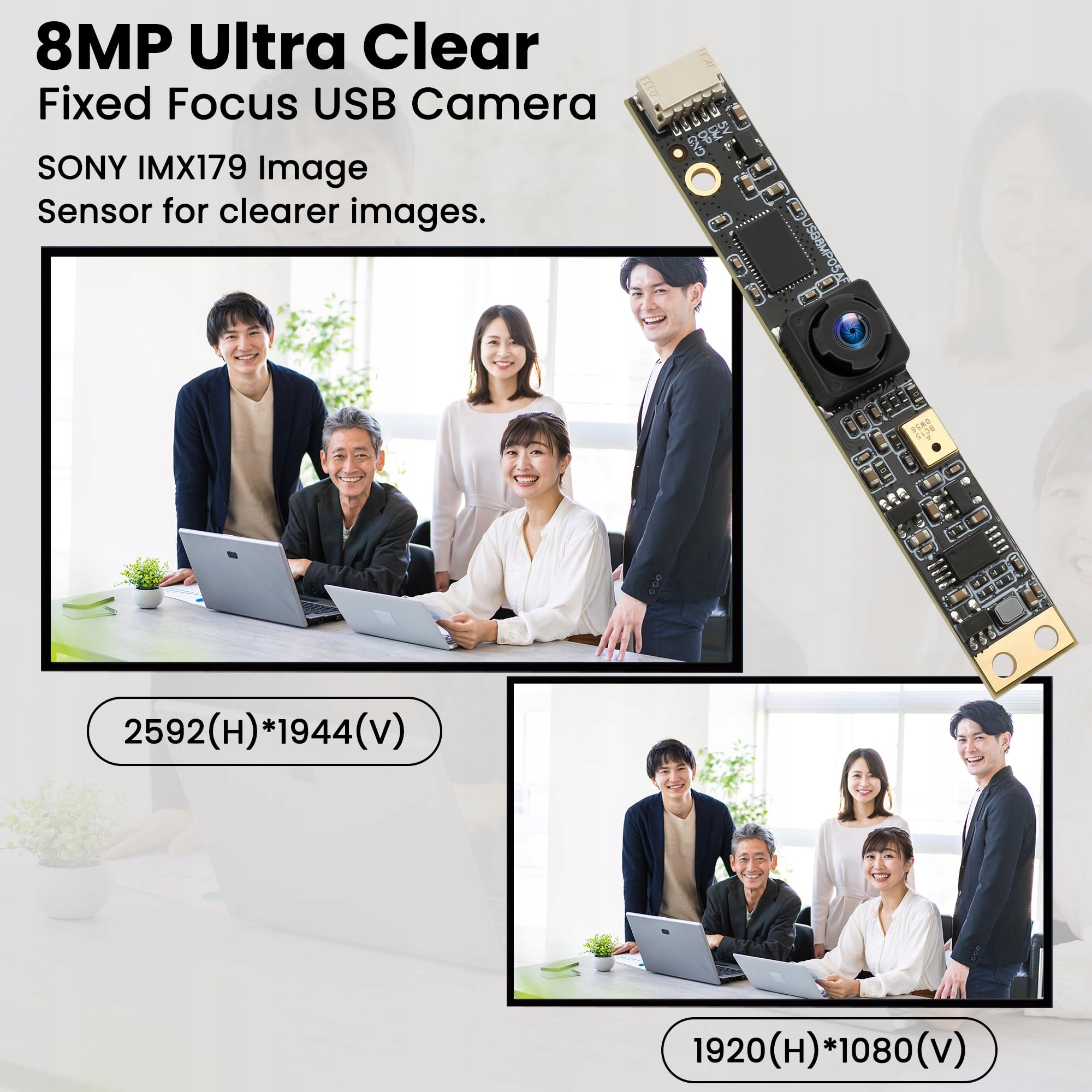 SVPRO Kamera USB 8MP Mikrofon Szerokokątna 4K Do Laserów PC Raspberry Pi — miniatura 8