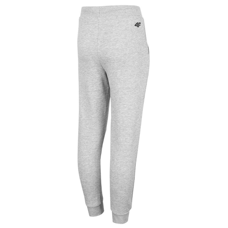 SPODNIE CHŁOPIĘCE 4F DZIECIĘCE SPORTOWE DRESOWE Kolor szary