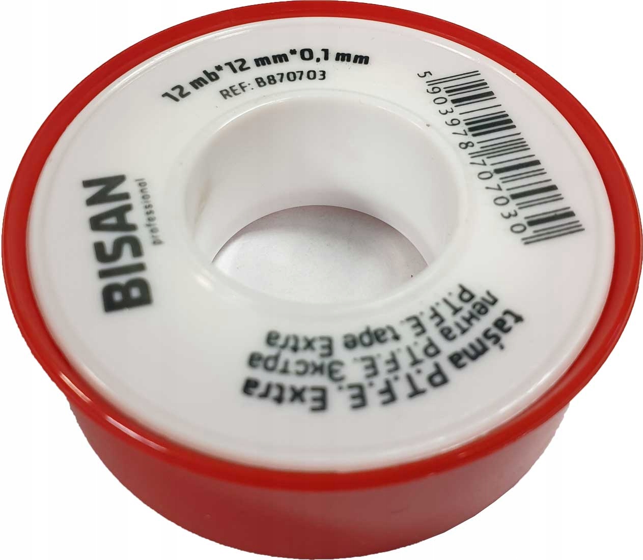 TAŚMA TEFLONOWA DO GWINTÓW 12mm*12mb*0,1mm