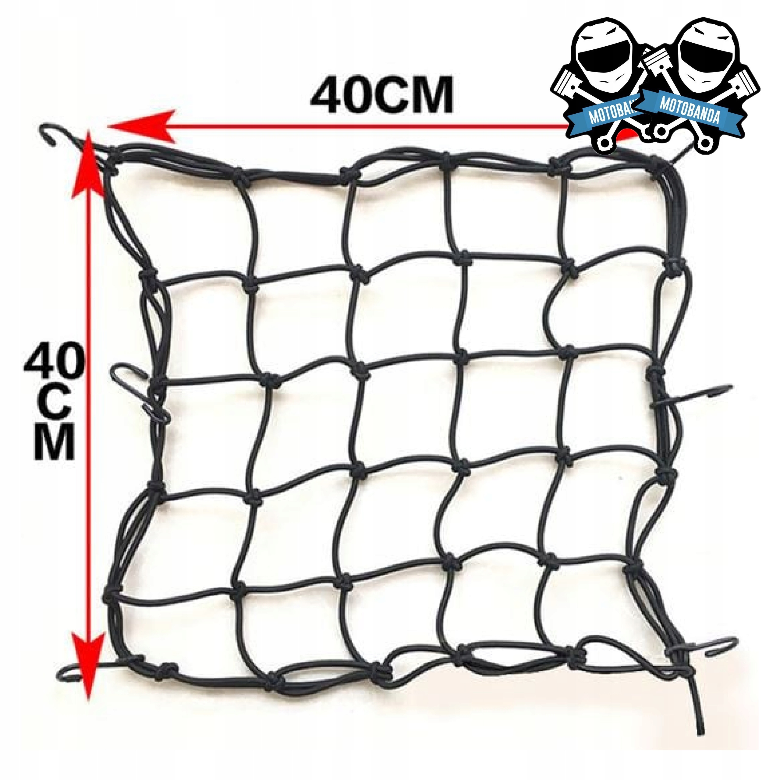 UNIWERSALNA SIATKA MOCUJĄCA NA BAGAŻ KASK SIATKA NA MOTOCYKL