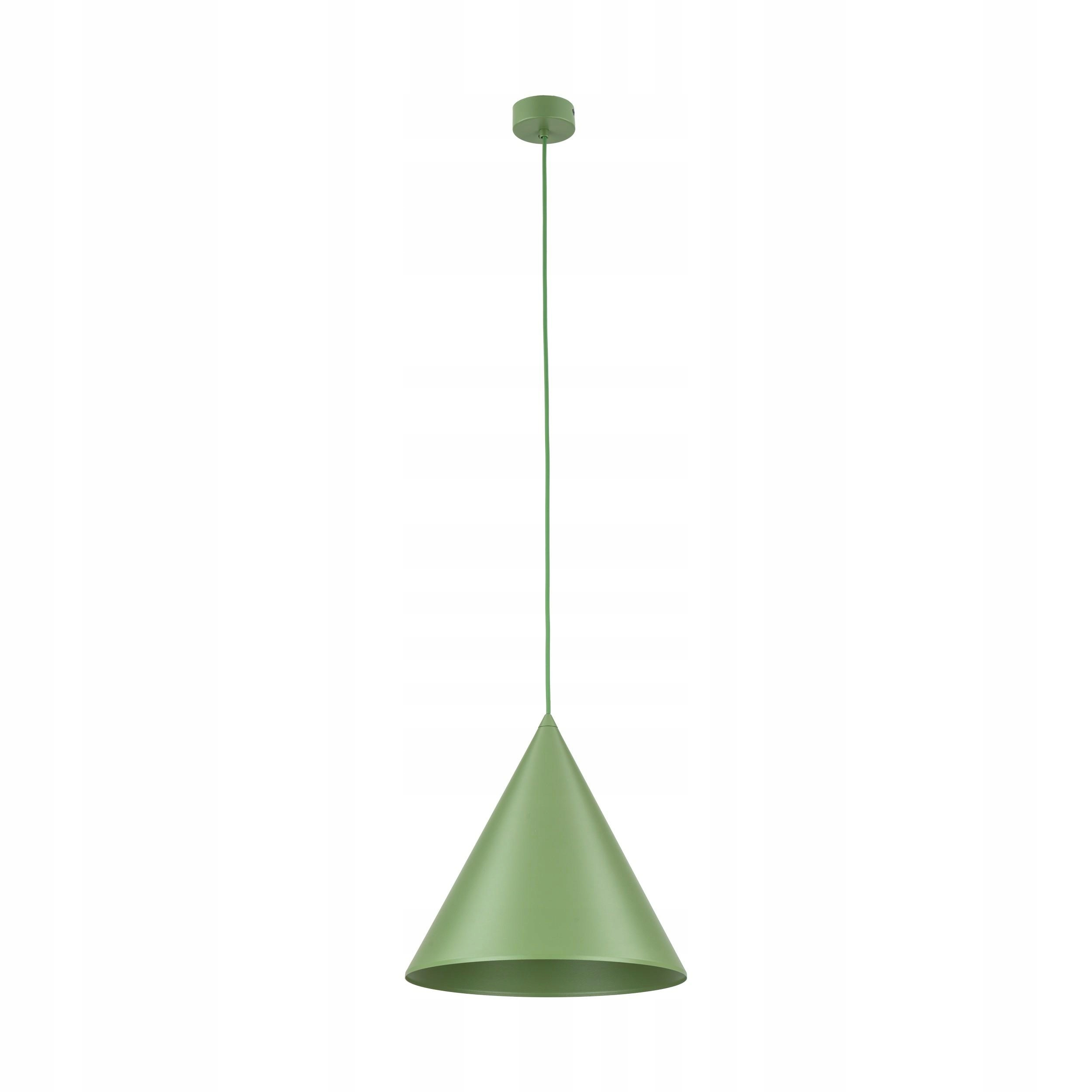 Závěsná lampa Cono L zelená 1xE27 Loft Dekorativní Do Jídelny Kuchyně IP20