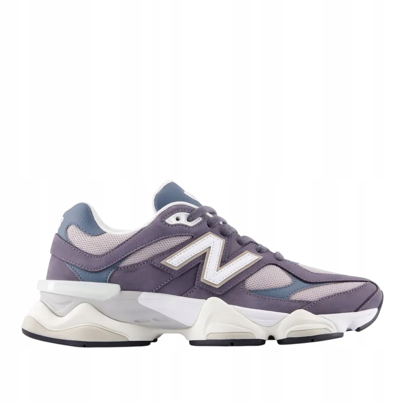 Buty Męskie New Balance U9060528 Fioletowe Skórzane Niskie Sznurowane 42