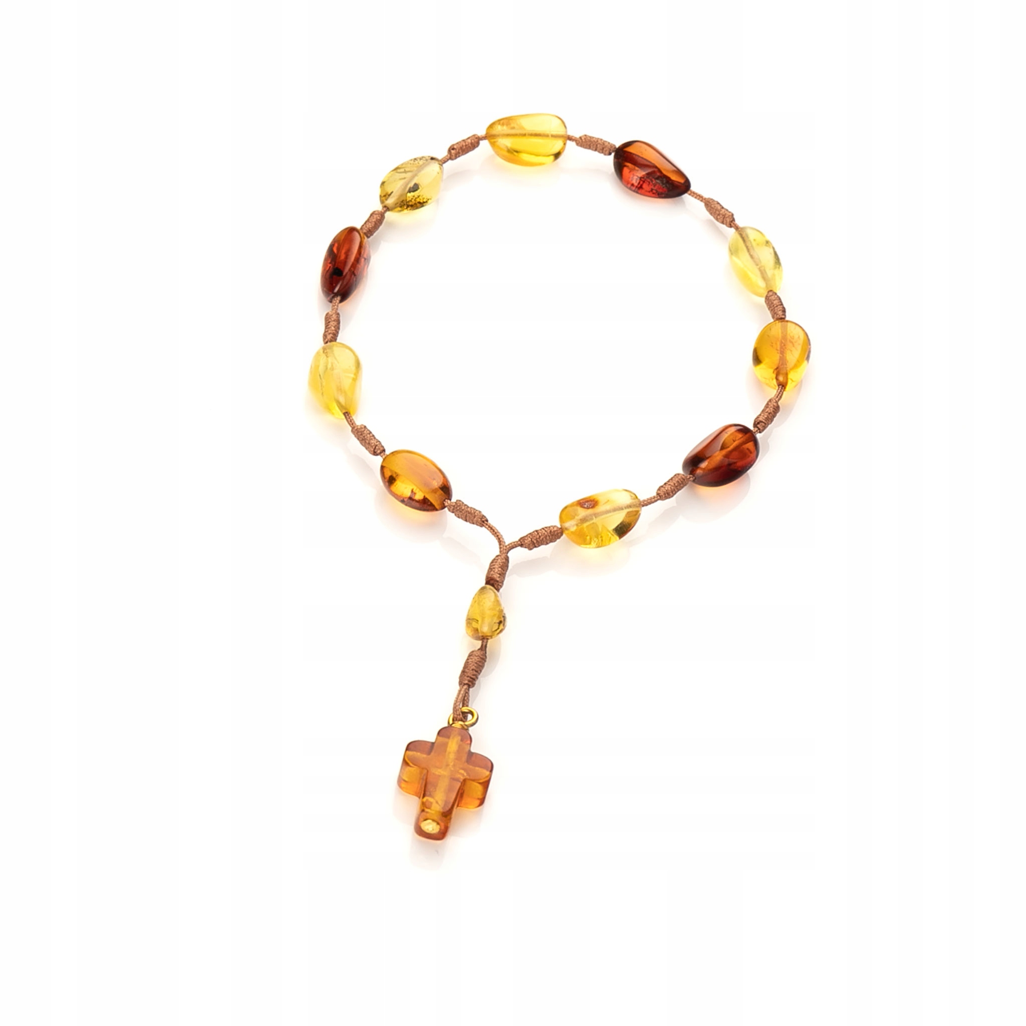 Desítka růžence z Baltského jantaru