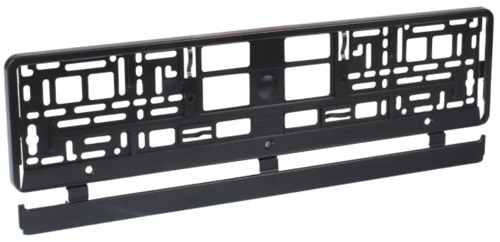 MOJE AUTO RAMKA DO MOCOWANIA TABLICY REJESTRACYJNEJ CZARNA TABLIC STANDARD