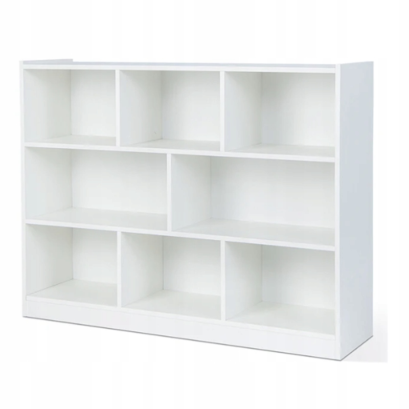 REGAŁ OTWARTY STOJĄCY NOWOCZESNY DUŻY BIAŁY PÓŁKA SZAFKA KOMODA 8 PÓŁEK EAN (GTIN) 5904890428034