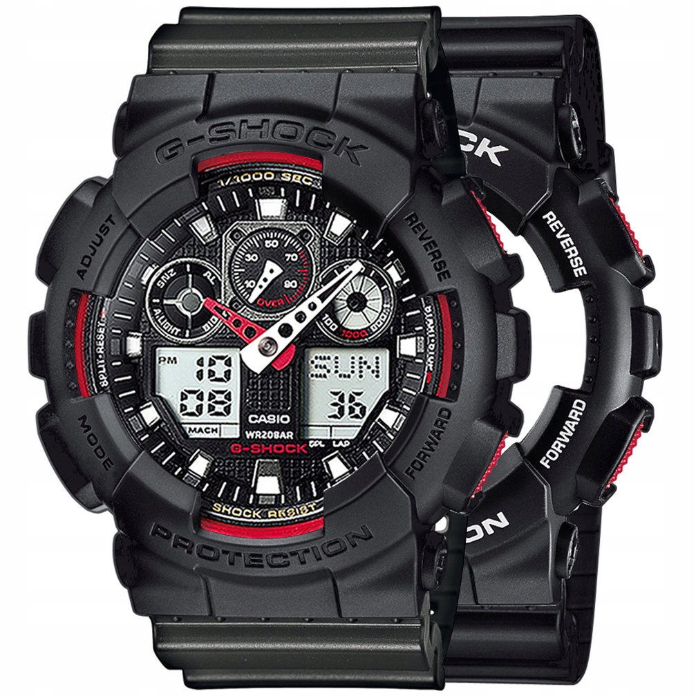 Hodinky Casio G-Shock Set GA-100-1A4ER Bezel 10358741 Pásek 10467764 20