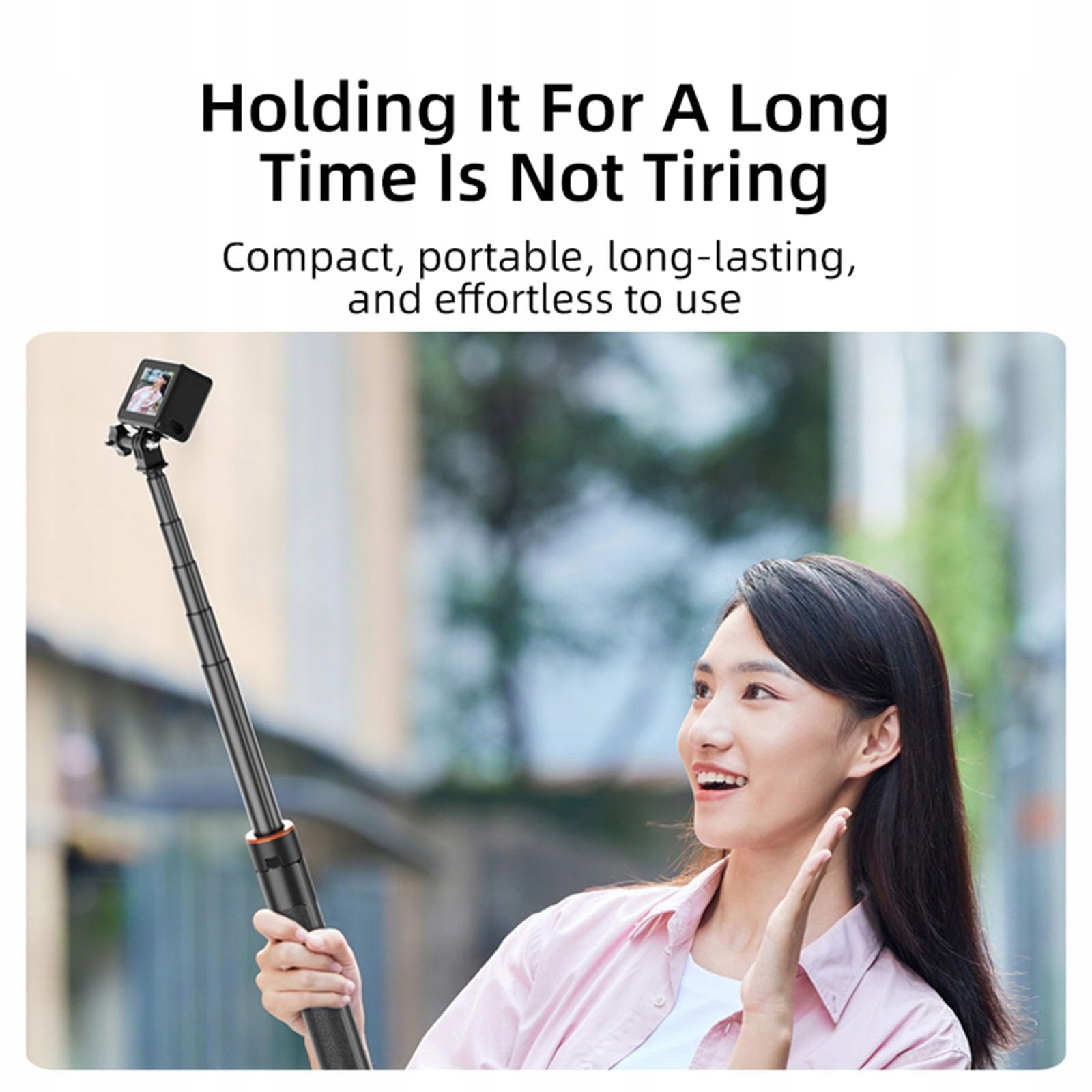 LICHIFIT Selfie Stick Do DJI OSMO POCKET 3 Action 4 Insta360 ONE X3 X2 — miniatura 7