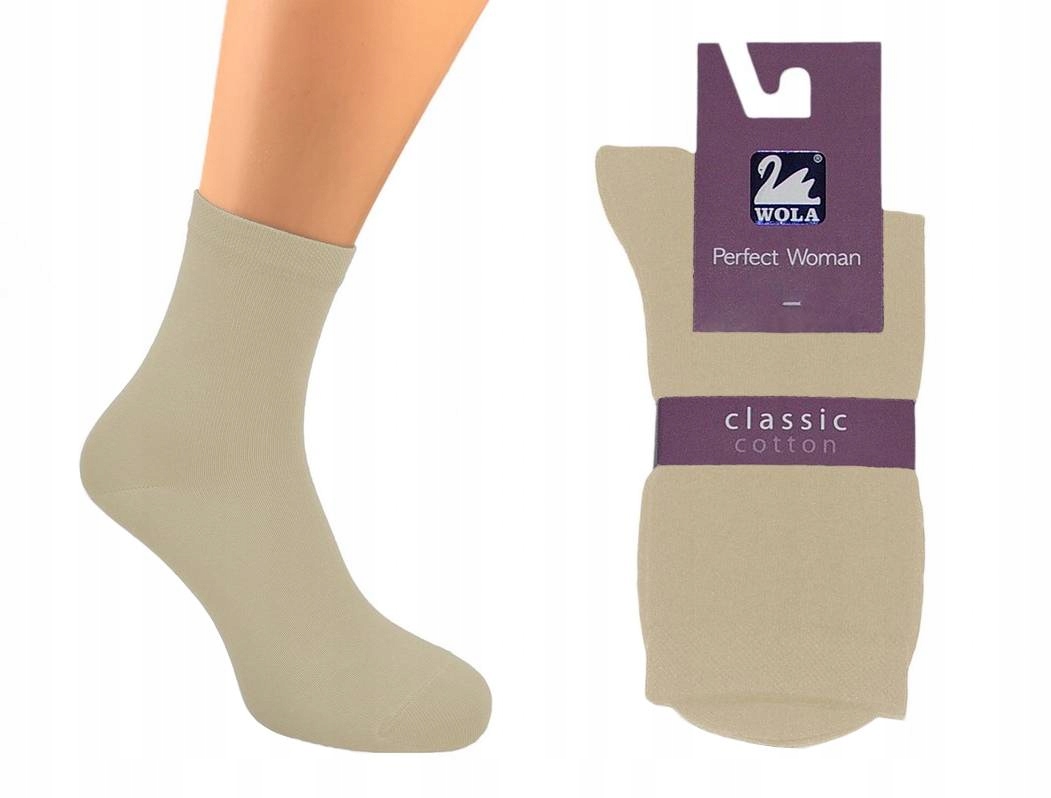 

Wola skarpety damskie Cotton Beż R.36/38