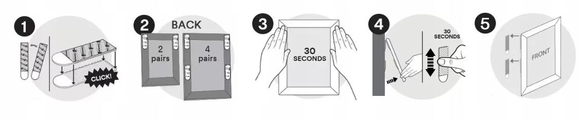 3M COMMAND CZARNE RZEPY DO WIESZANIA OBRAZÓW 3 KOMPLETY 2,7KG _ 17201BLK Kod producenta Command Rzep