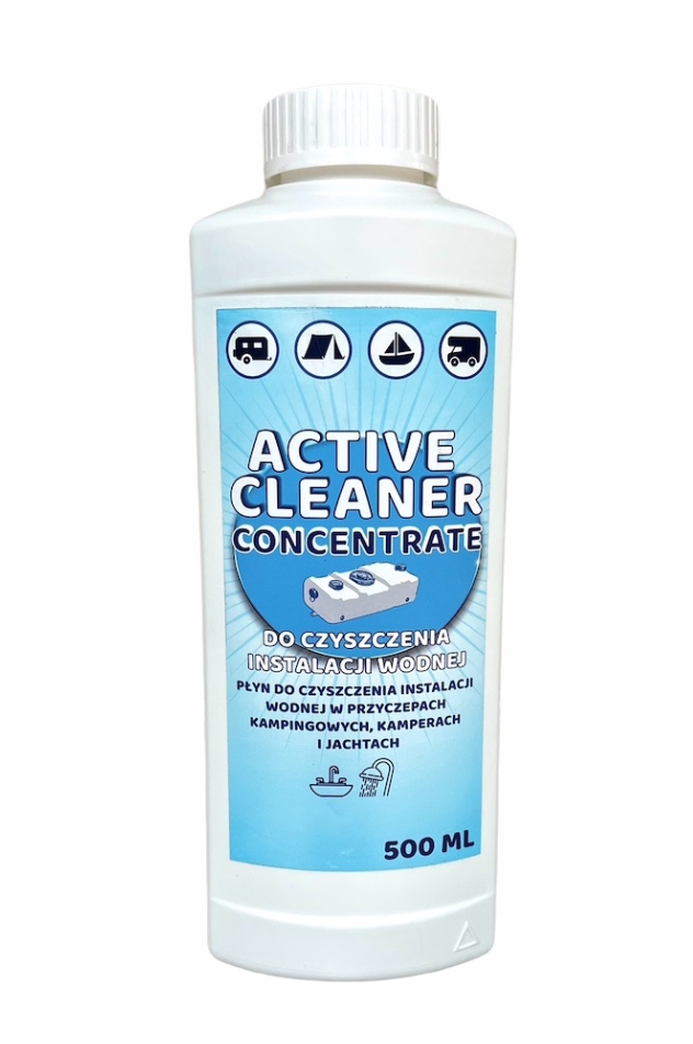 PŁYN DO CZYSZCZENIA INSTALACJI WODNEJ W KAMPERZE 500ML