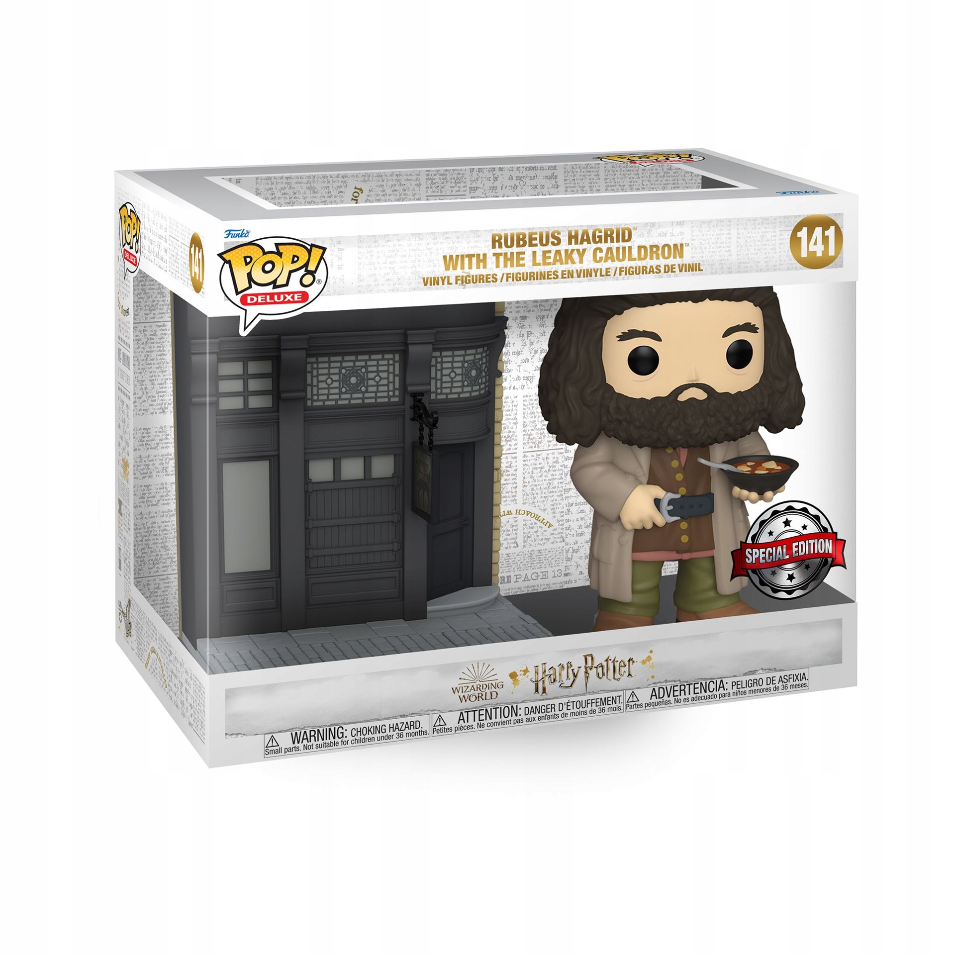 Funko Pop Deluxe: Hp Diagon Alley Leaky Cauldron /w Rubeus Hagrid