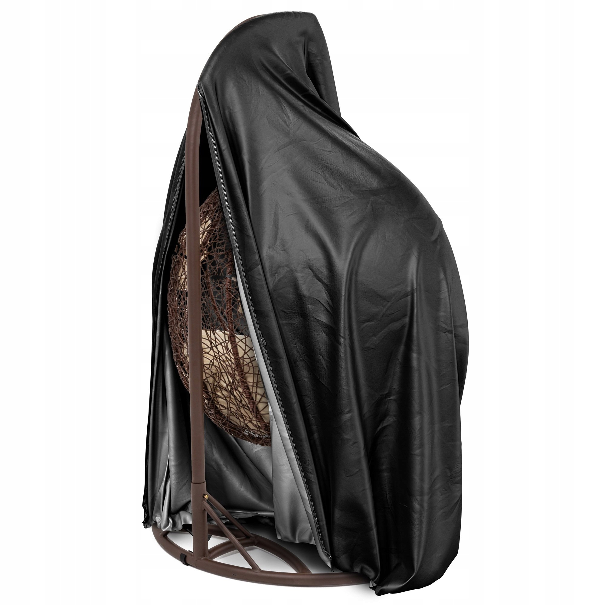 Pokrowiec ochronny na huśtawkę 139x85x205 dużą dwuosobową ogrodową zamek